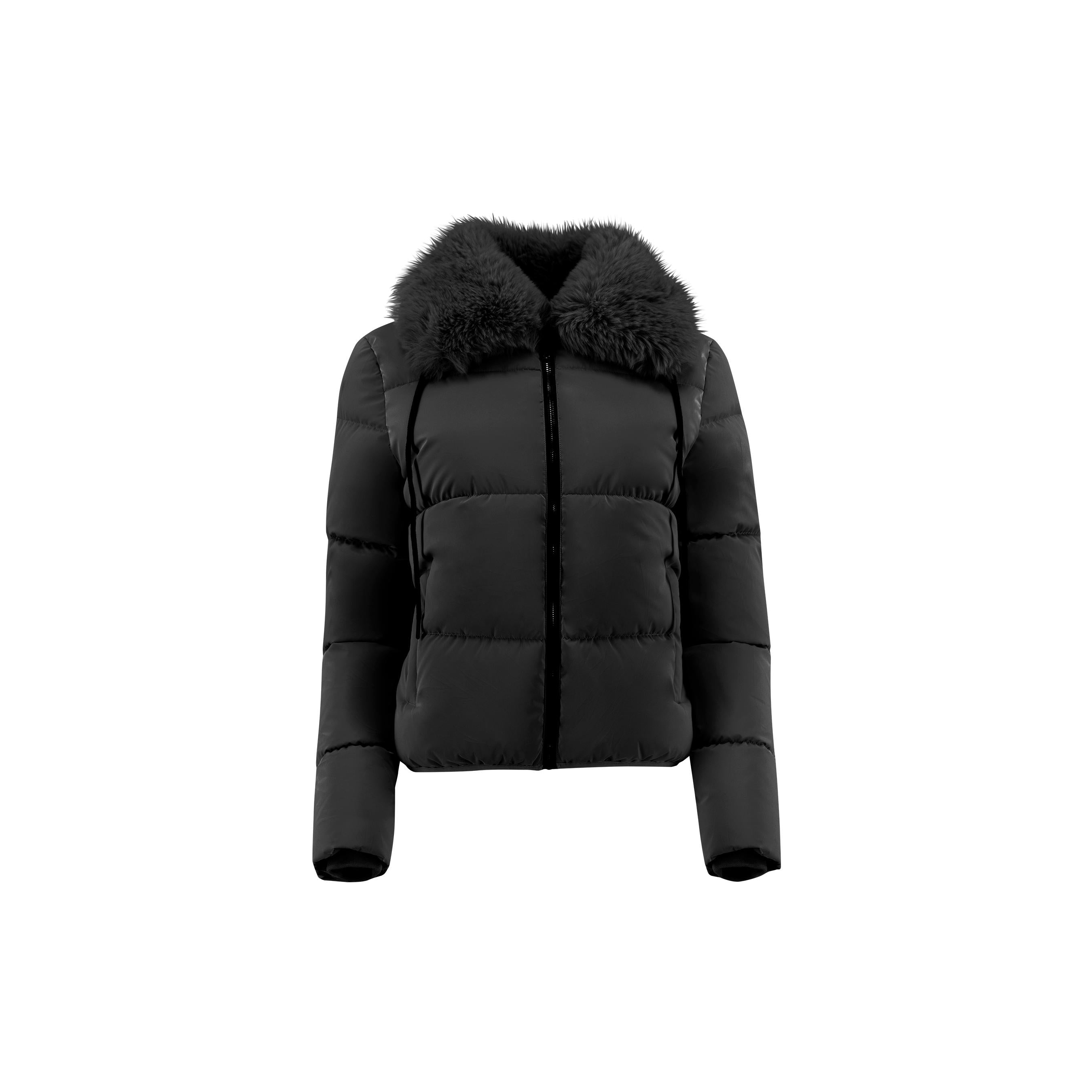 Chamarra Mujer Cuello Aborregado Acolchada Roosevelt A273