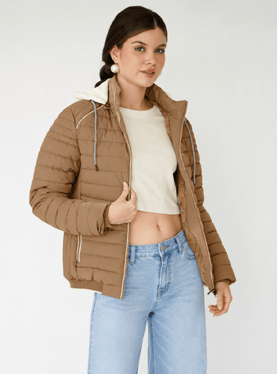 CHAMARRA ALINA CAMEL