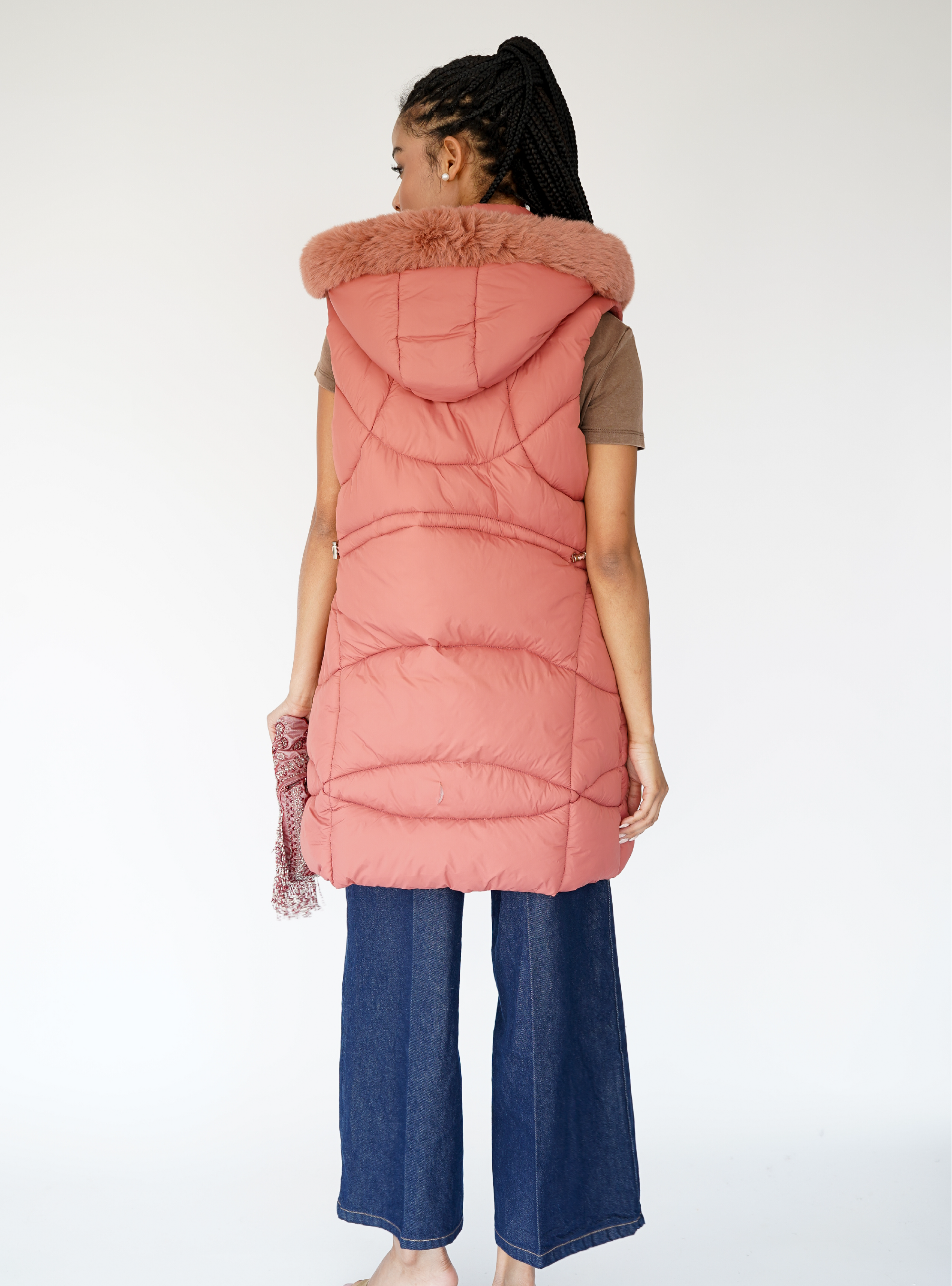 CHALECO KARLYS DKPINK