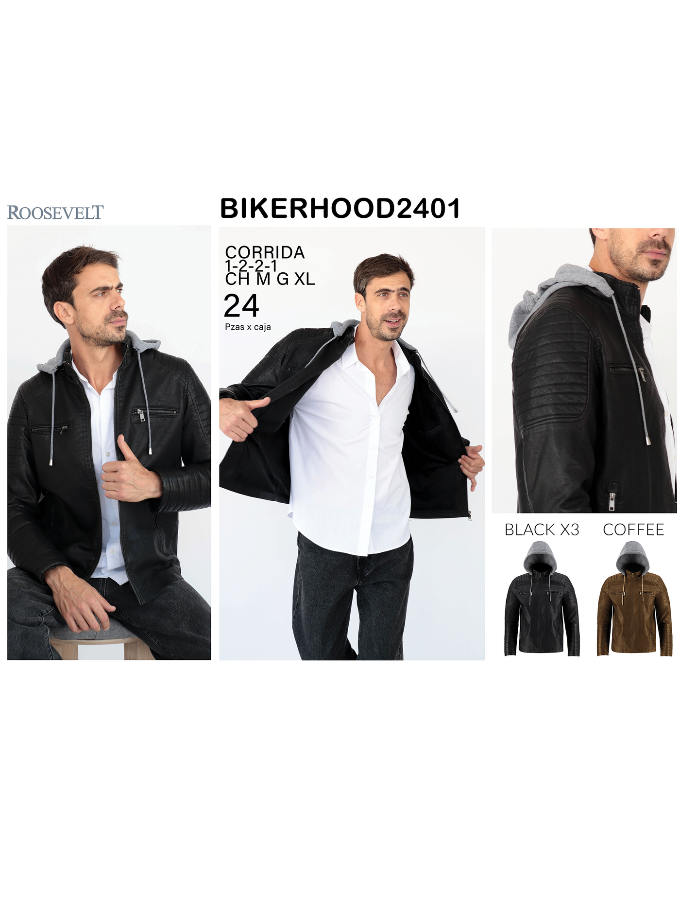 Chamarra BIKERHOOD-TY2401