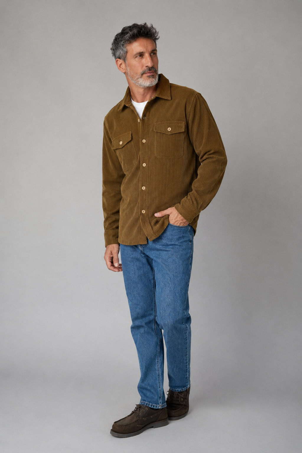 CAMISA CALEB CAMEL