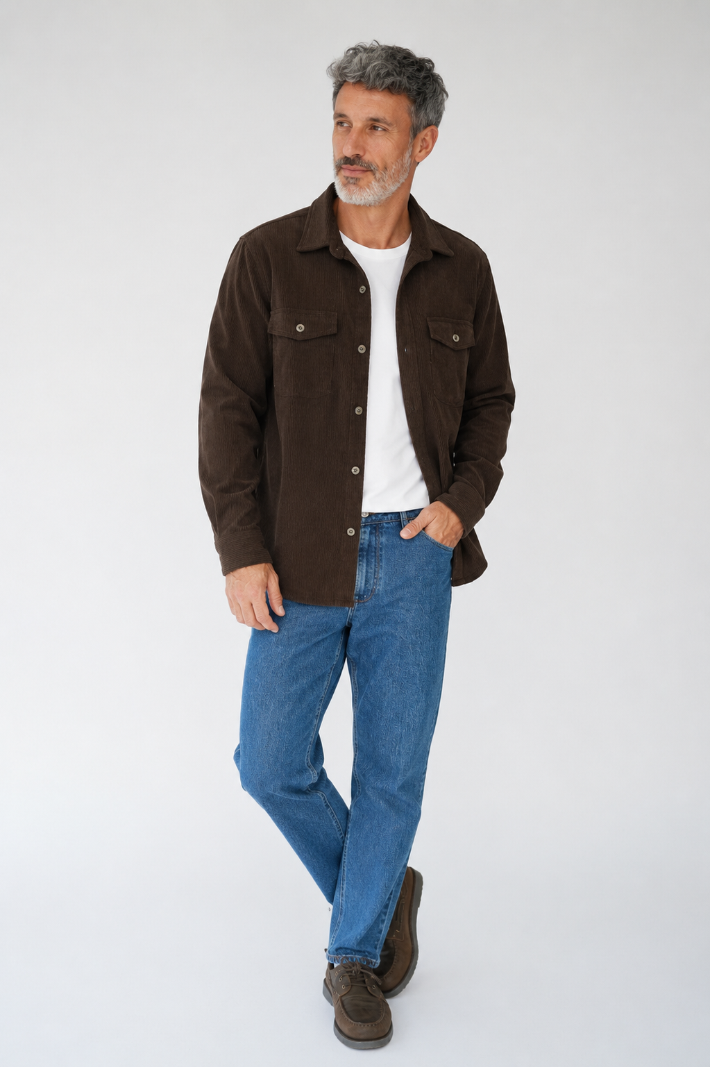 CAMISA CALEB CHOCOLATE