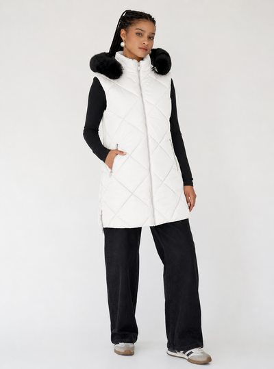 CHALECO KARLI OFFWHITE