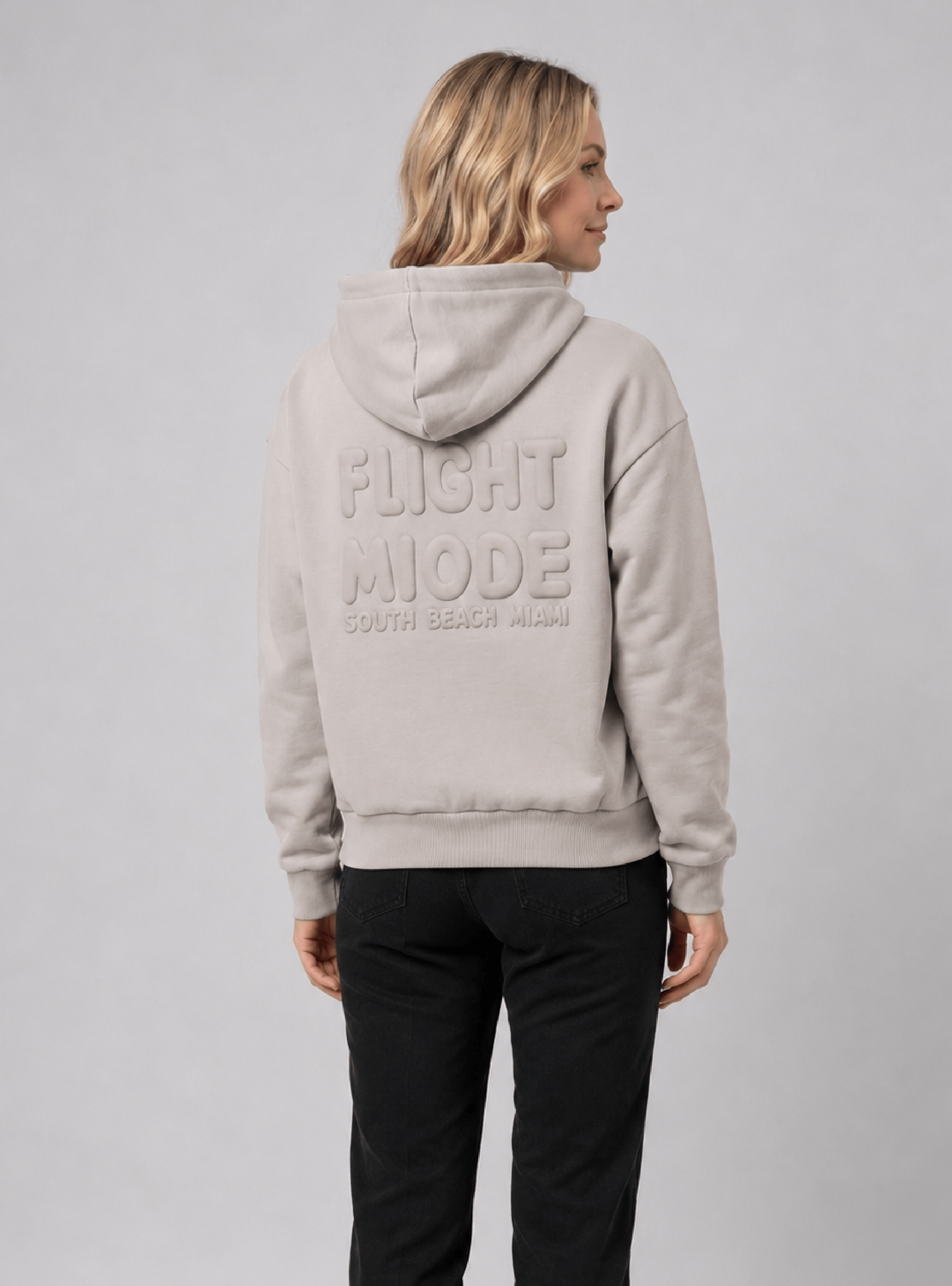 SUDADERA MAMMA LT BEIGE