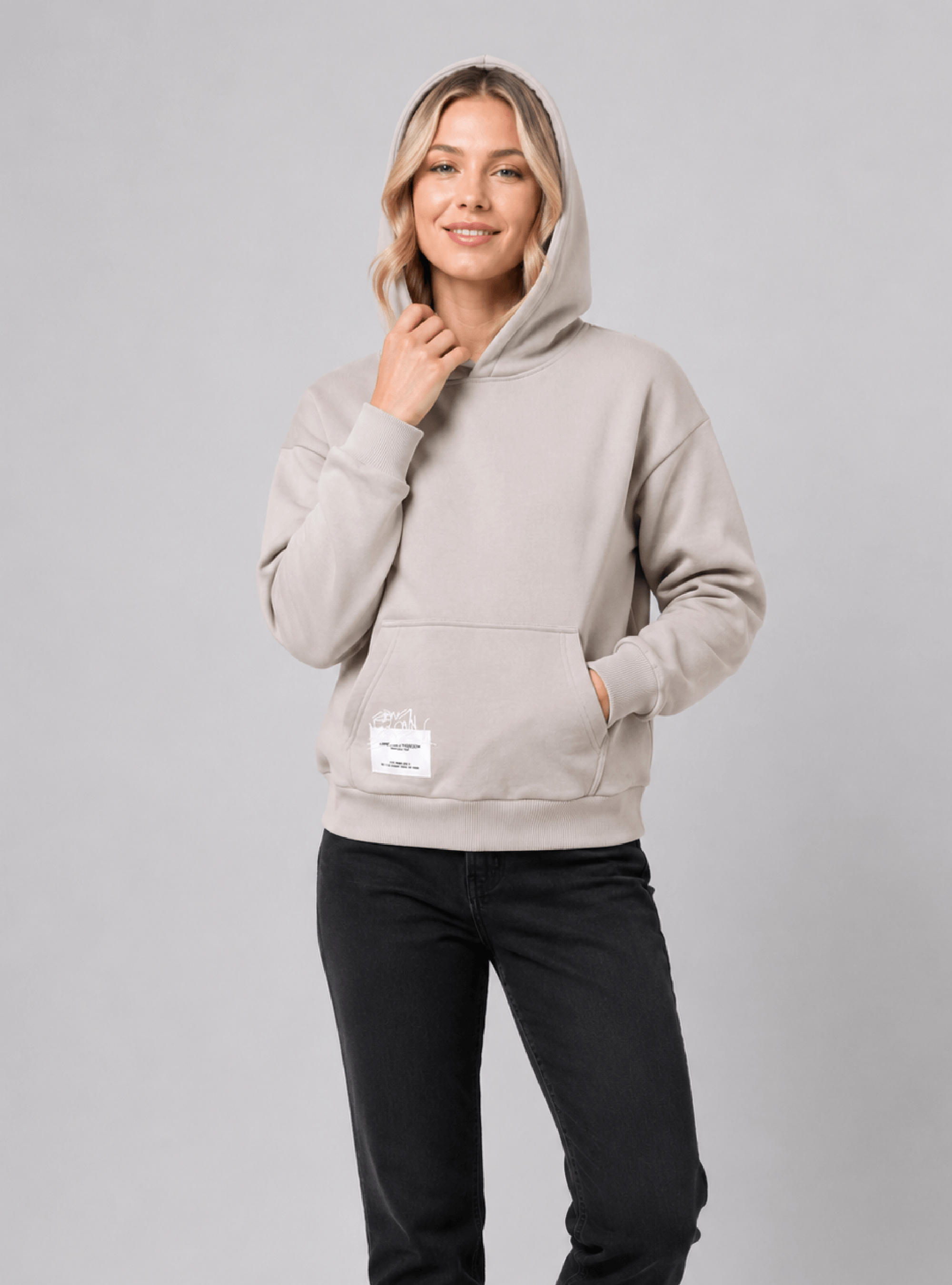 SUDADERA MAMMA LT BEIGE