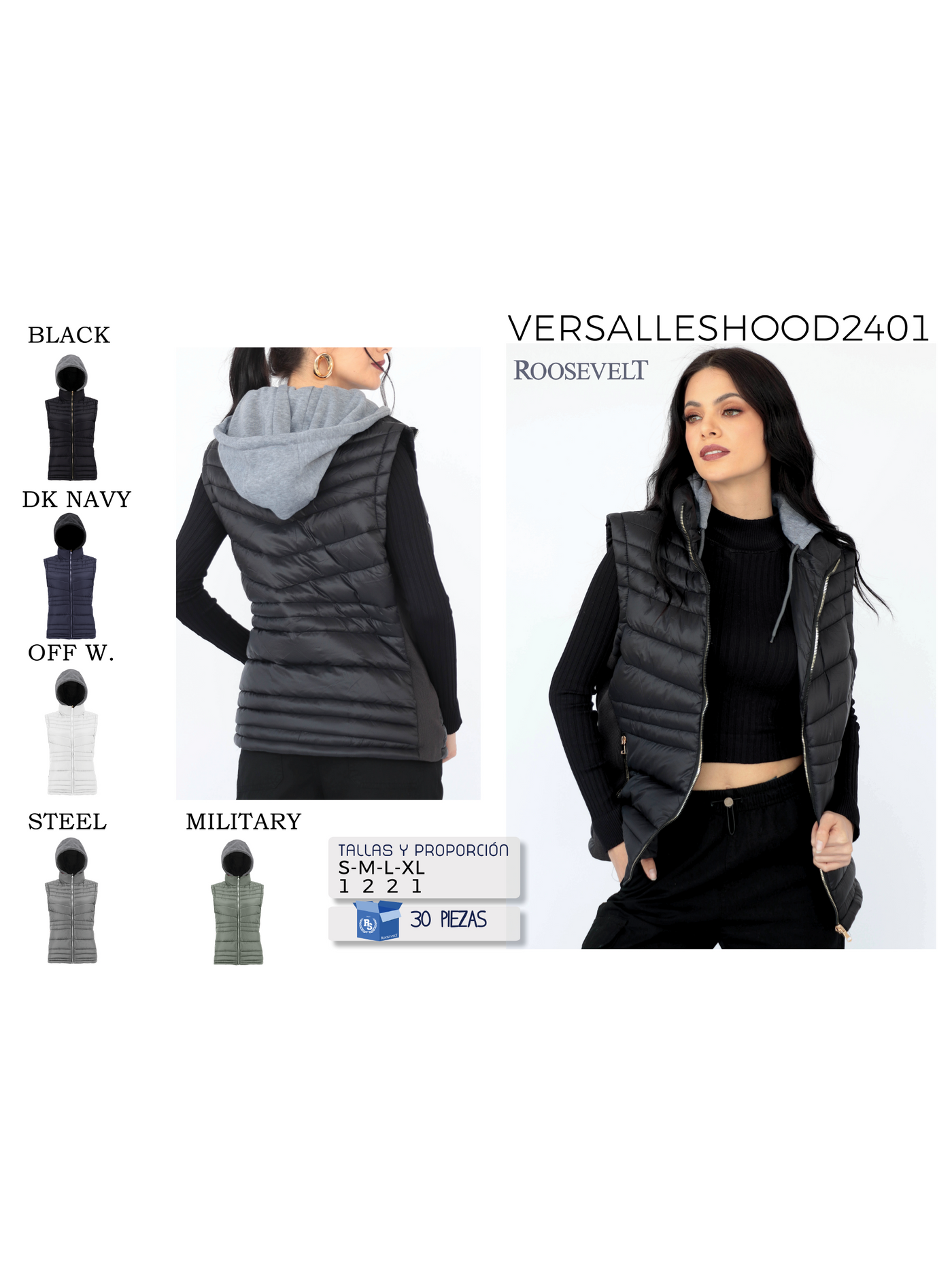 Chaleco VERSALLESHOOD-LW2501