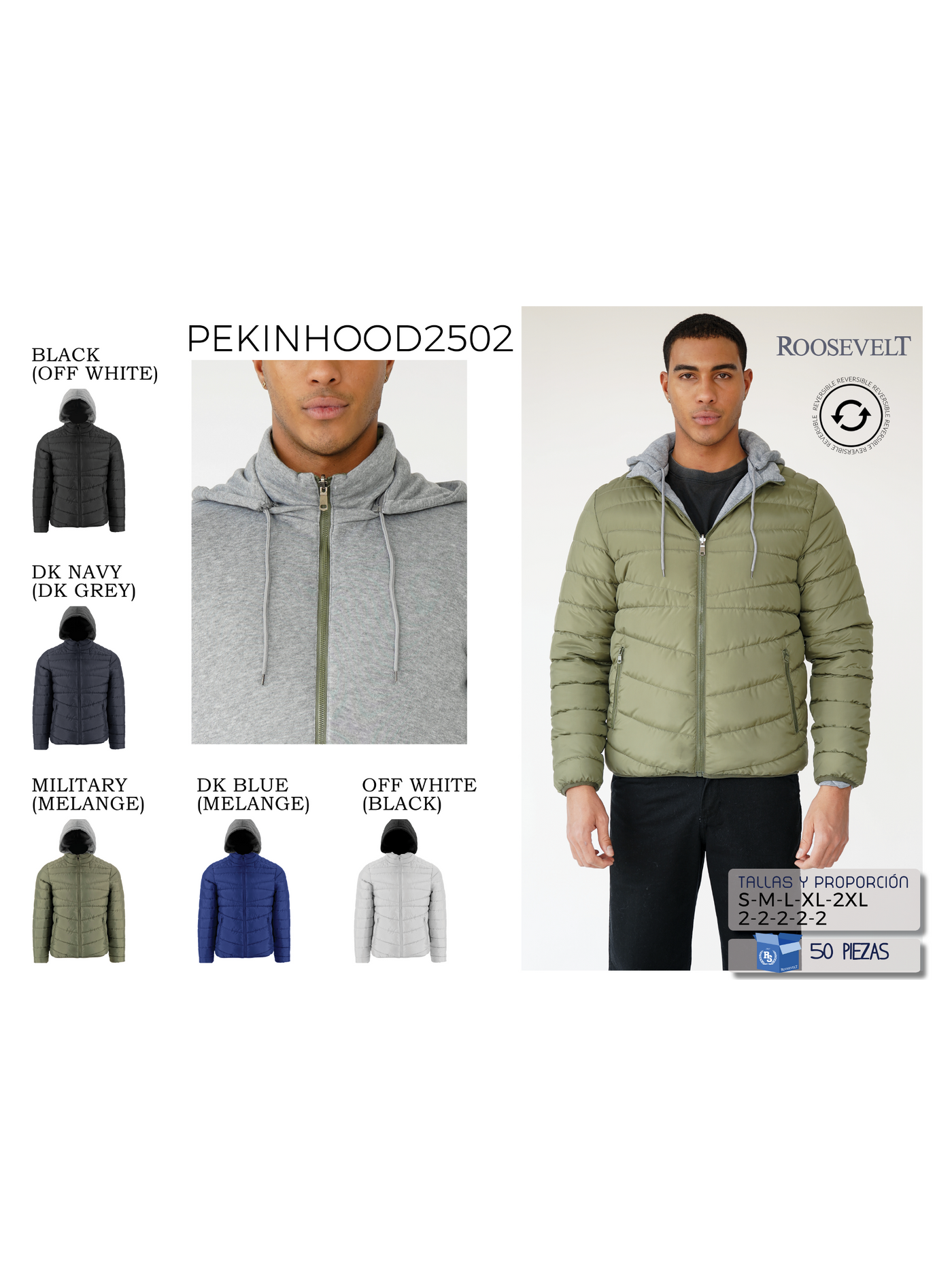 Chamarra PEKINHOOD-LW2502