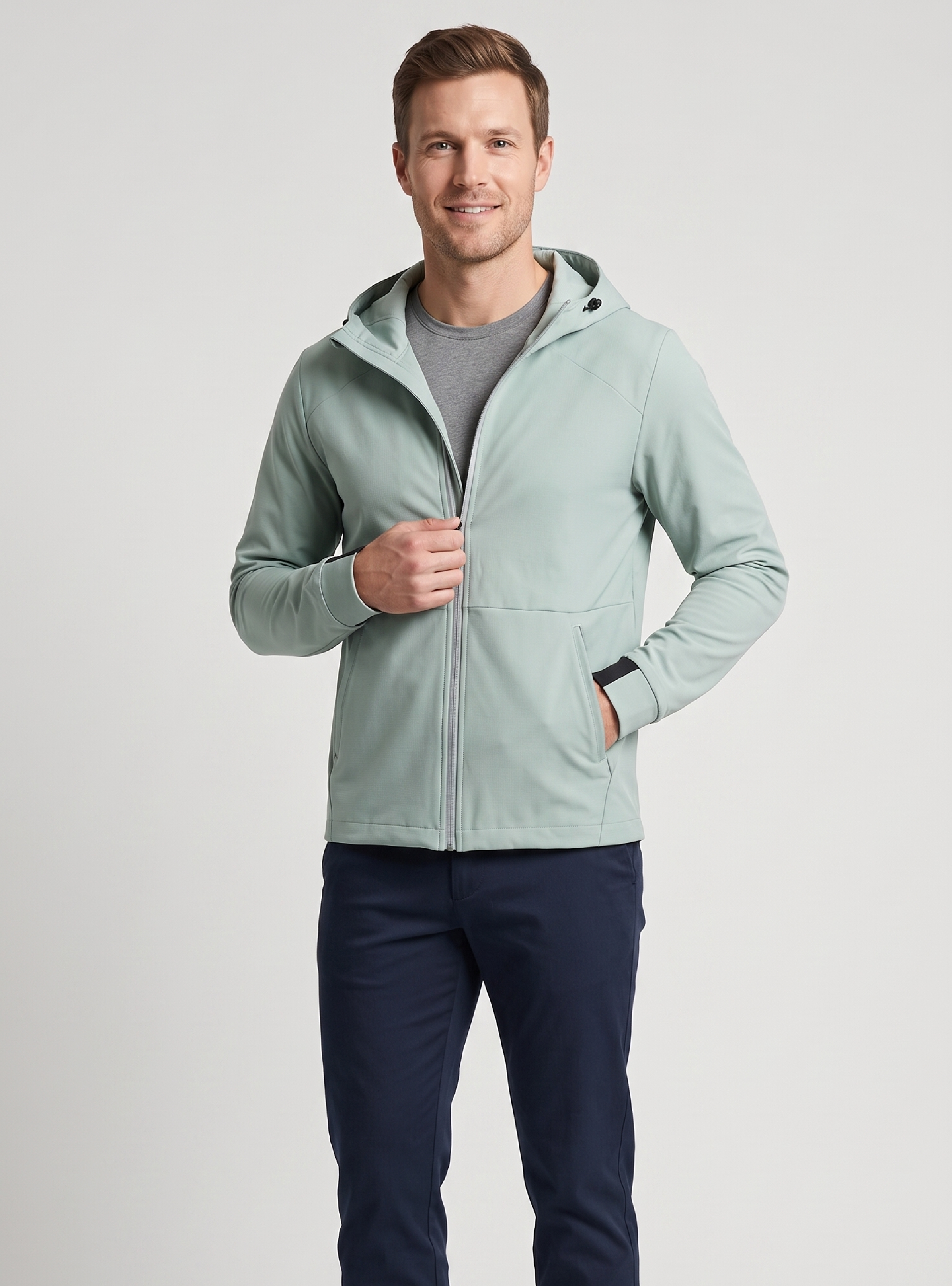 CHAMARRA LEGOHOOD AQUA