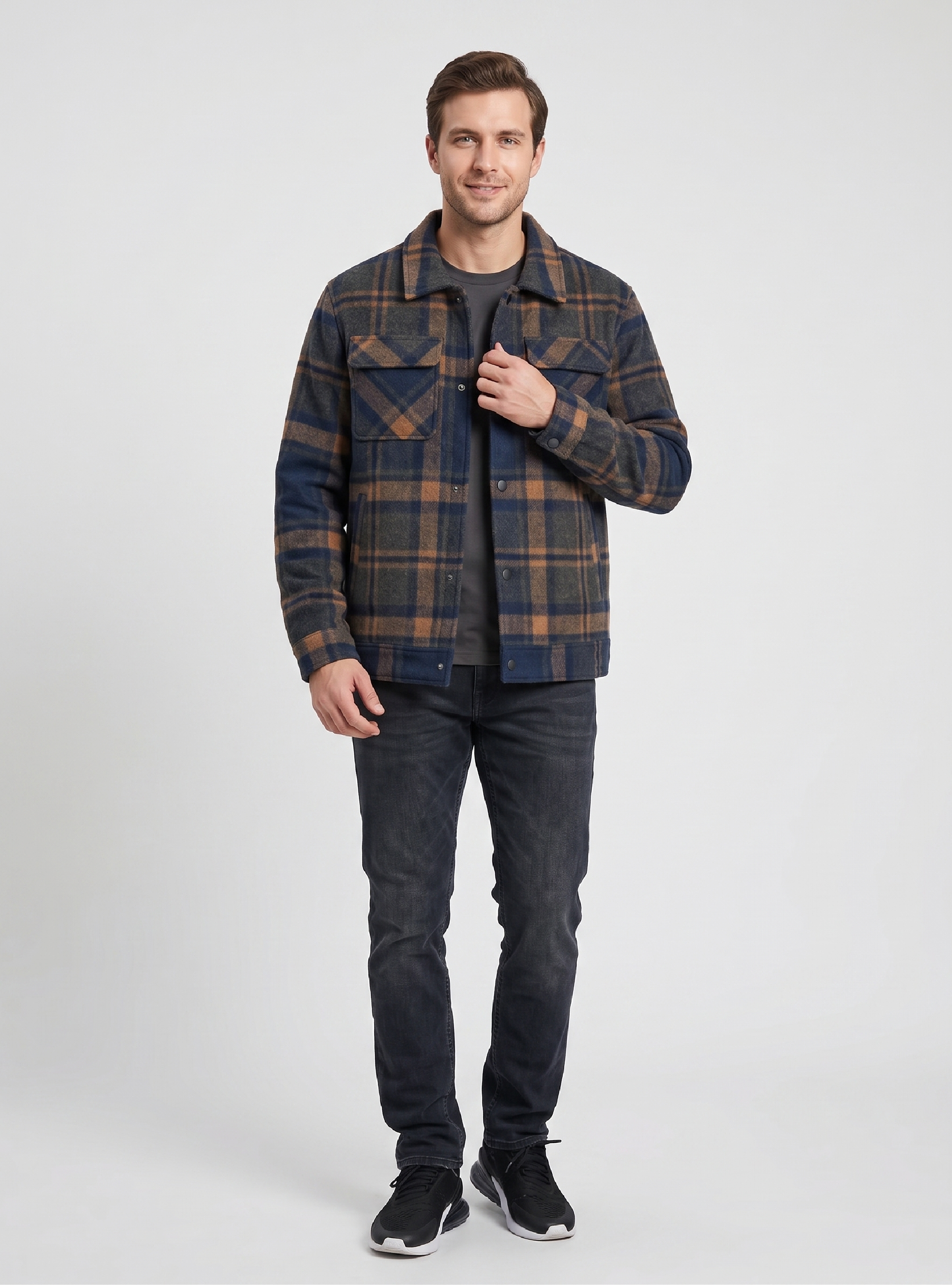 CHAMARRA COMBO DK NAVY