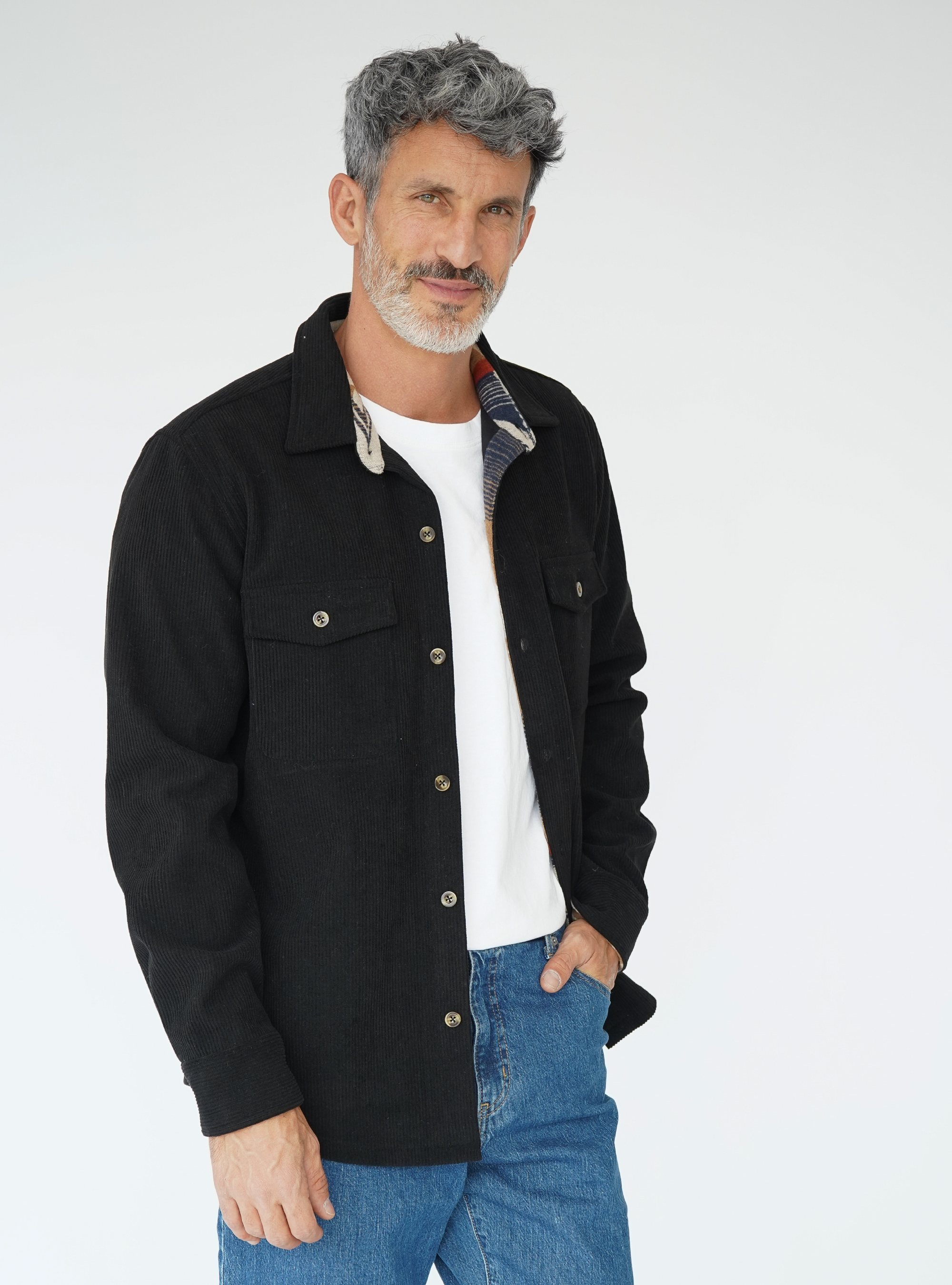 CAMISA CALEB BLACK