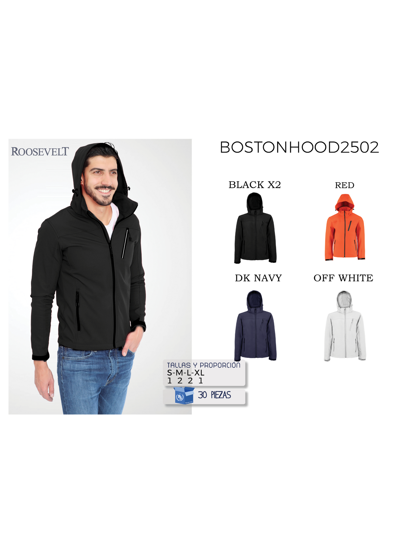 Chamarra BOSTONHOOD-LE2502