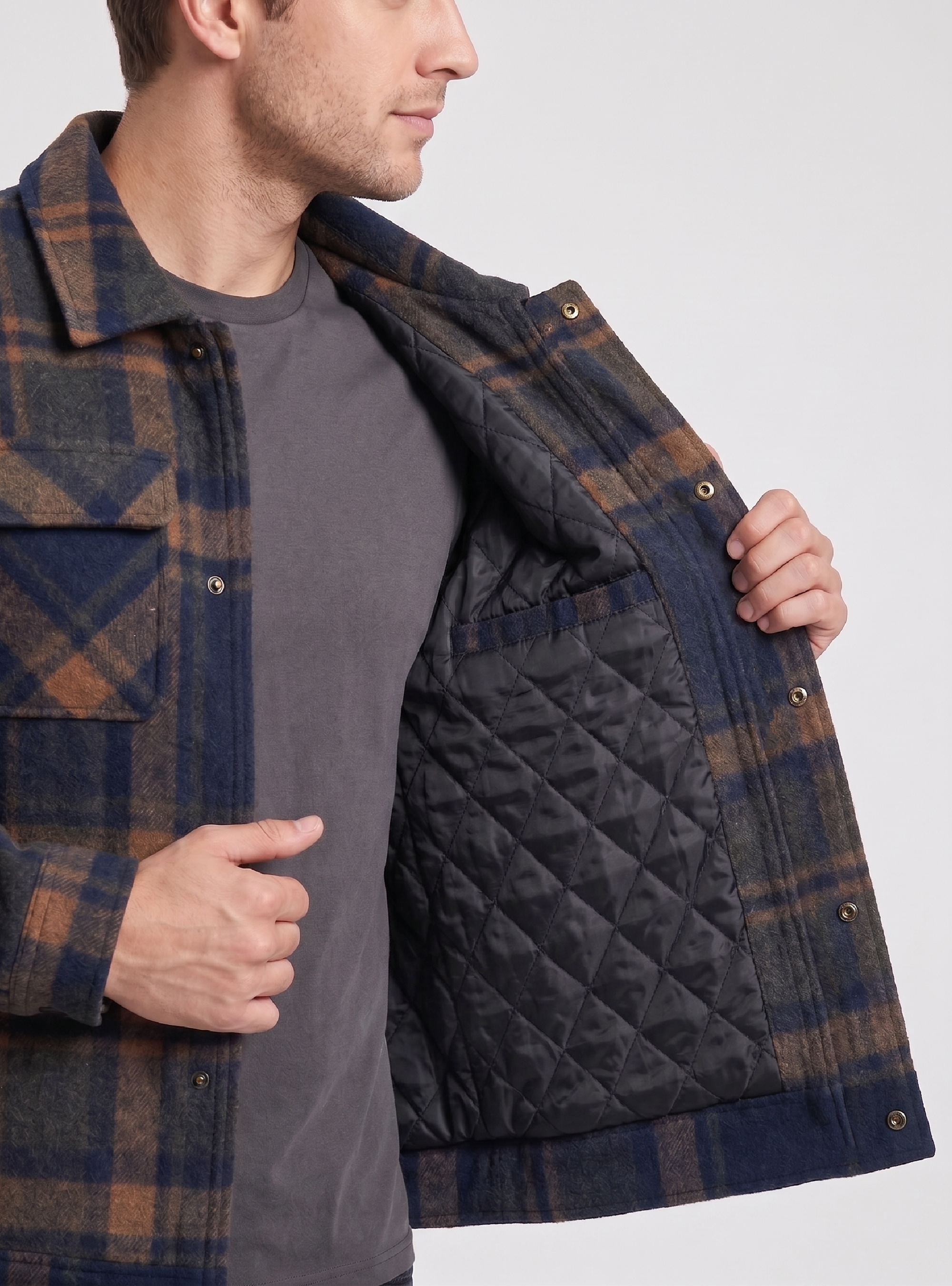 CHAMARRA COMBO DK NAVY