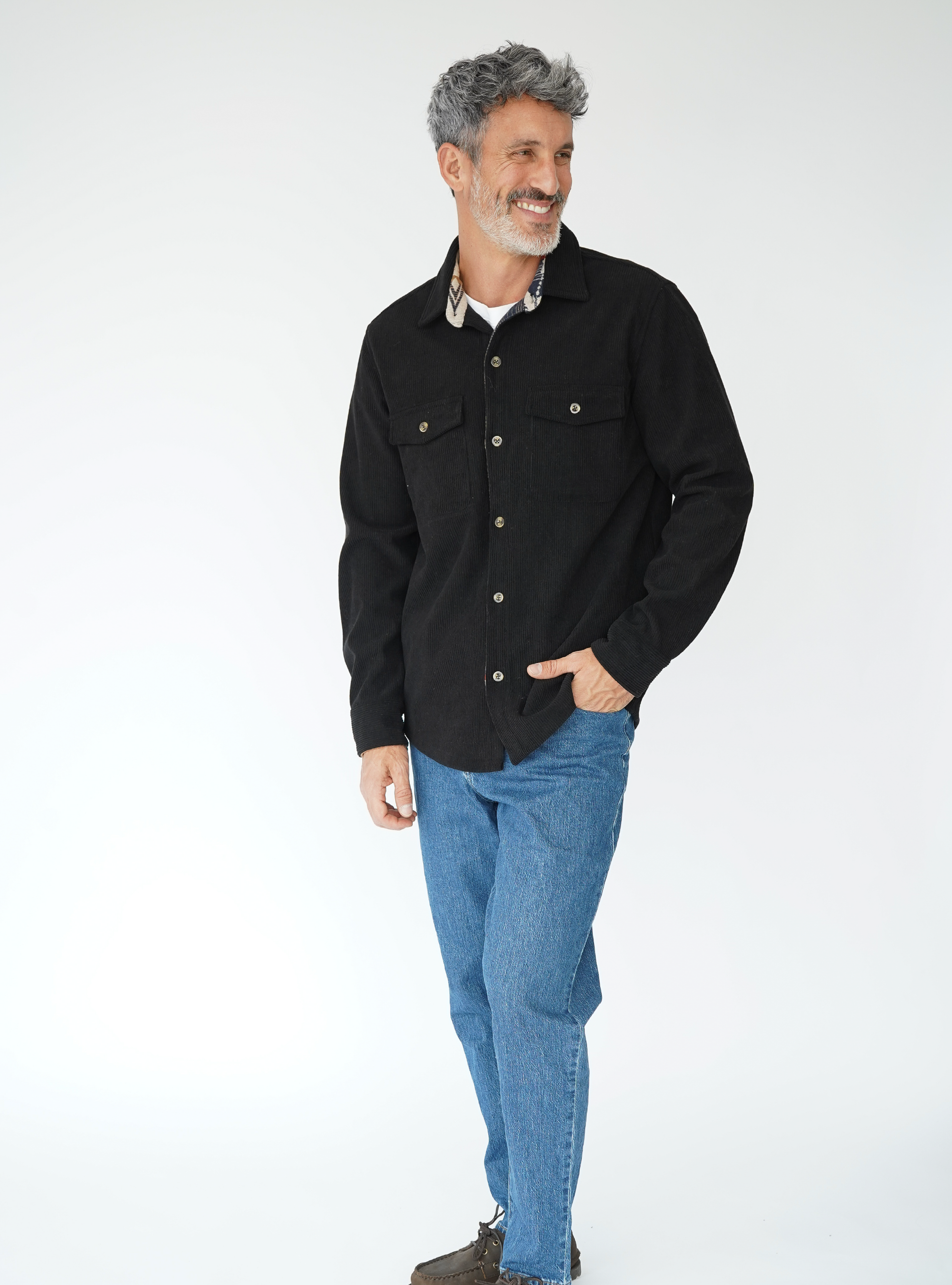 CAMISA CALEB BLACK