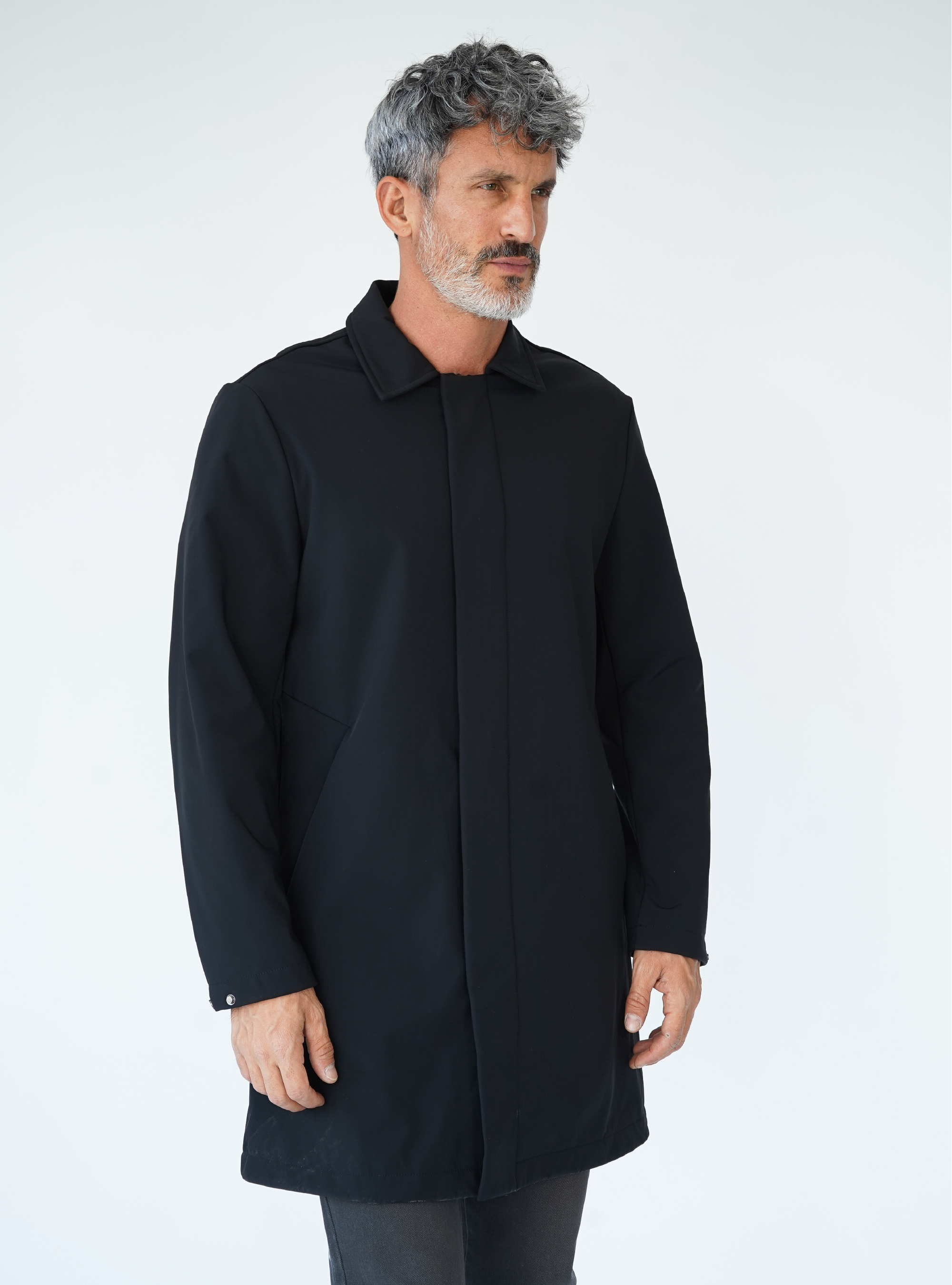 ABRIGO LABLONG BLACK