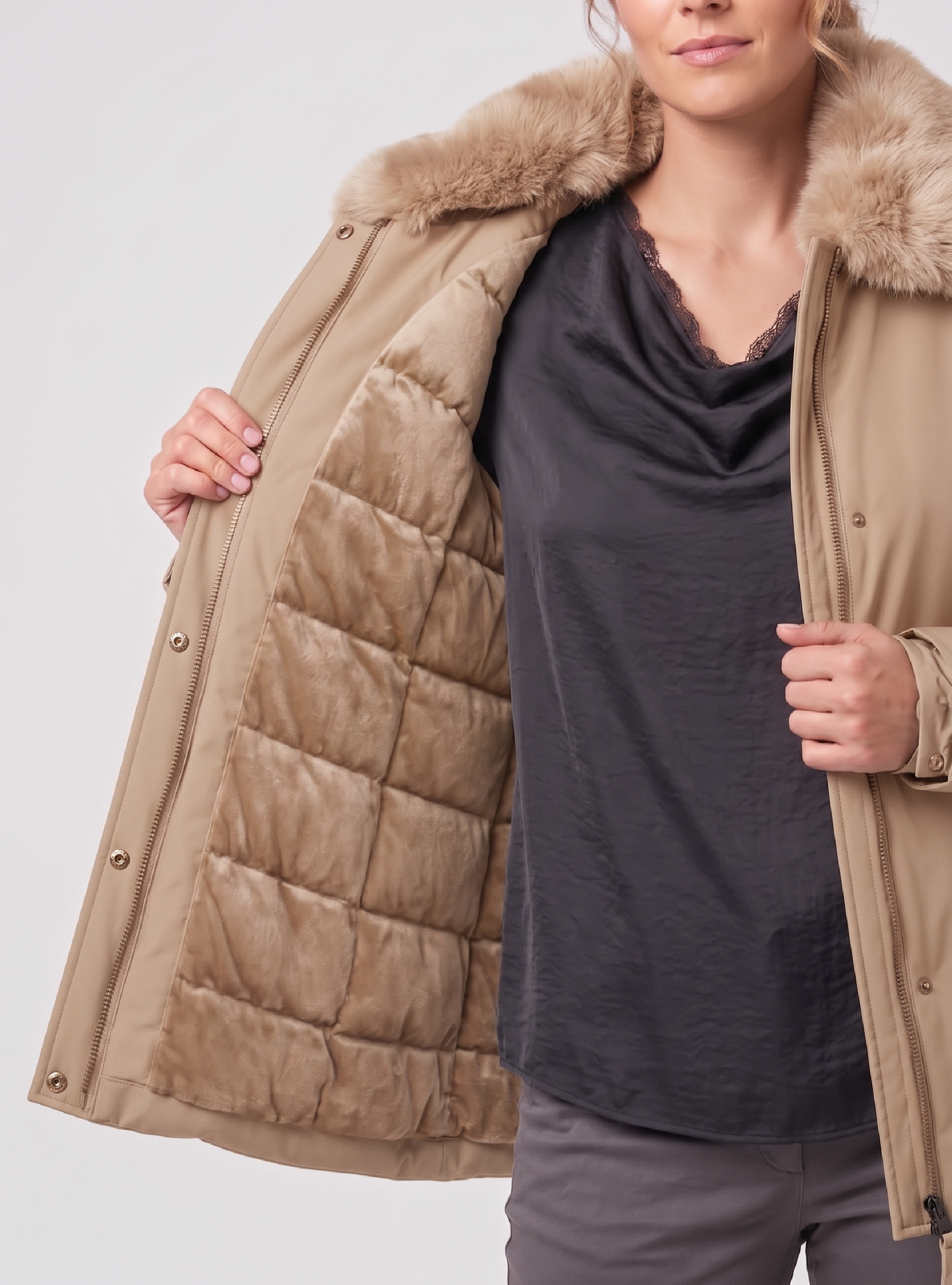 CHAMARRA BIGI BEIGE