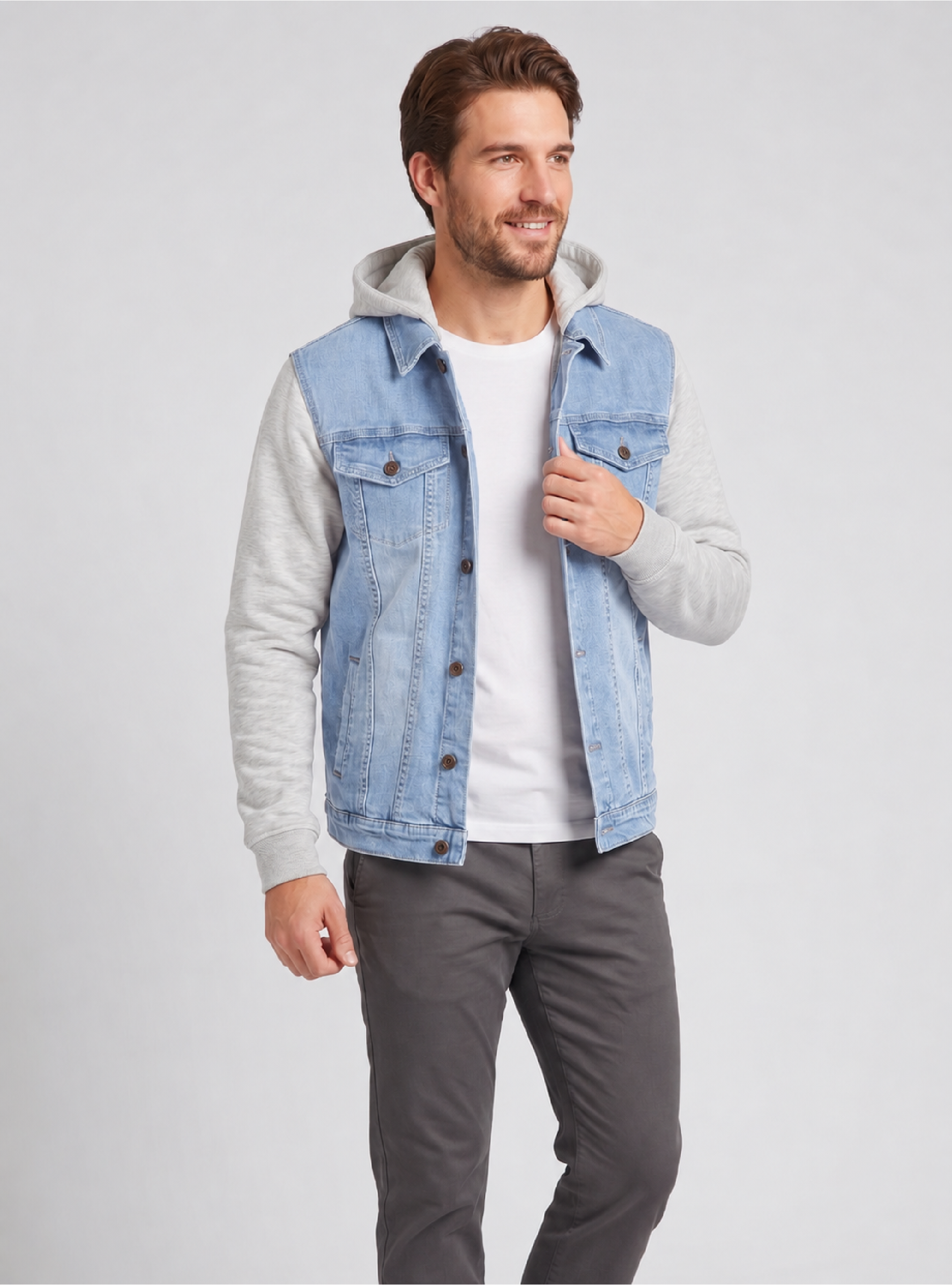 CHAMARRA MANHATTAN LTBLUE(LTGREY)