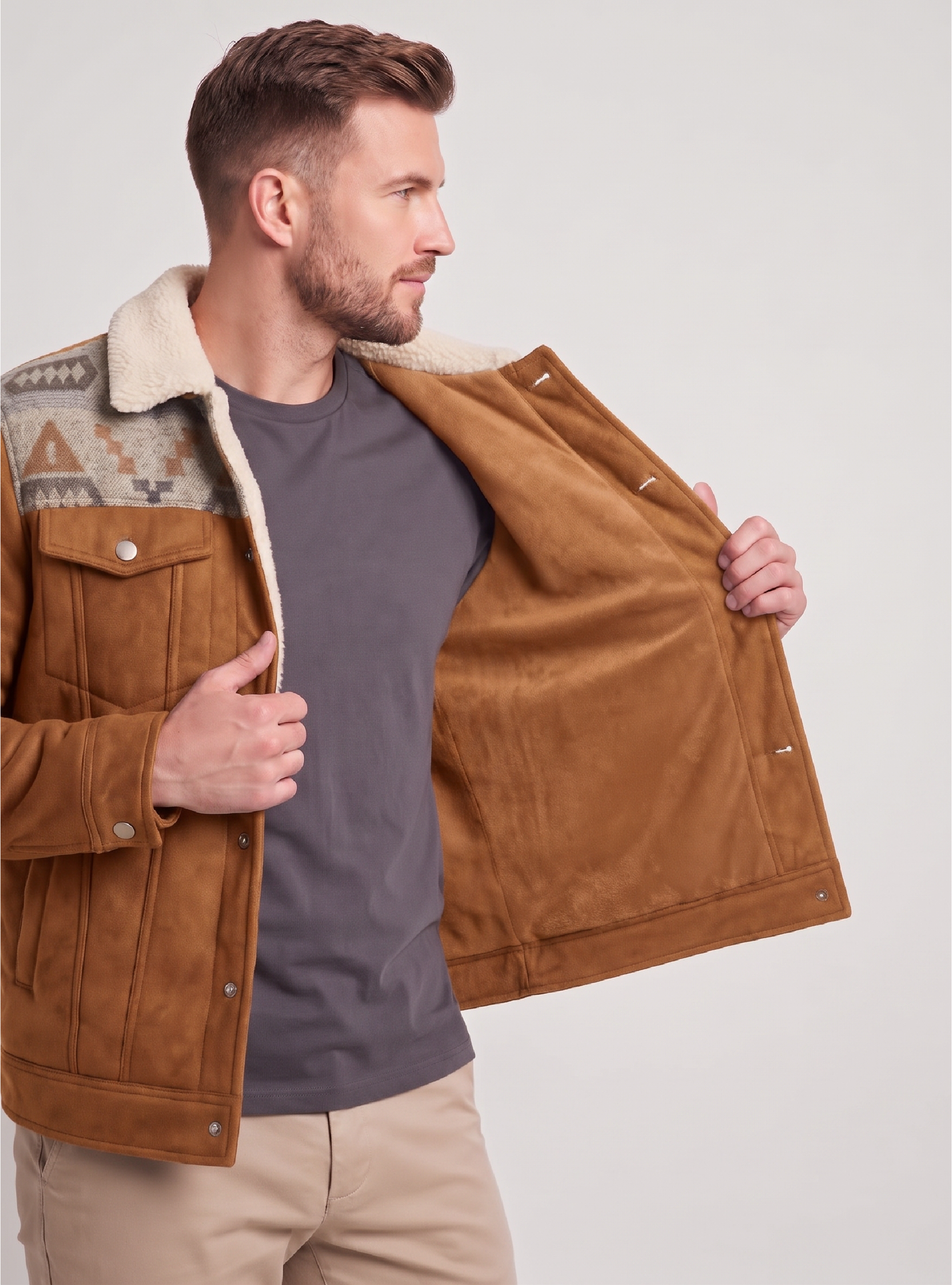 CHAMARRA WESTER CAMEL