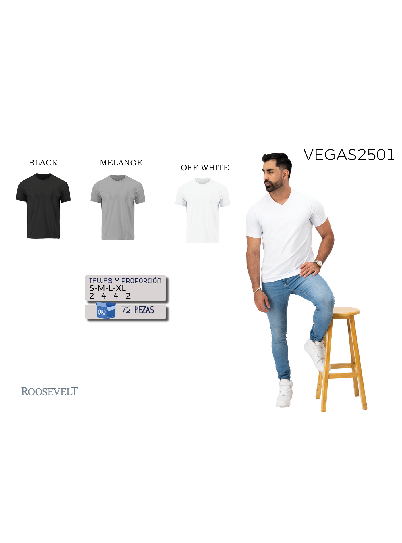 Playera VEGAS-LE2501