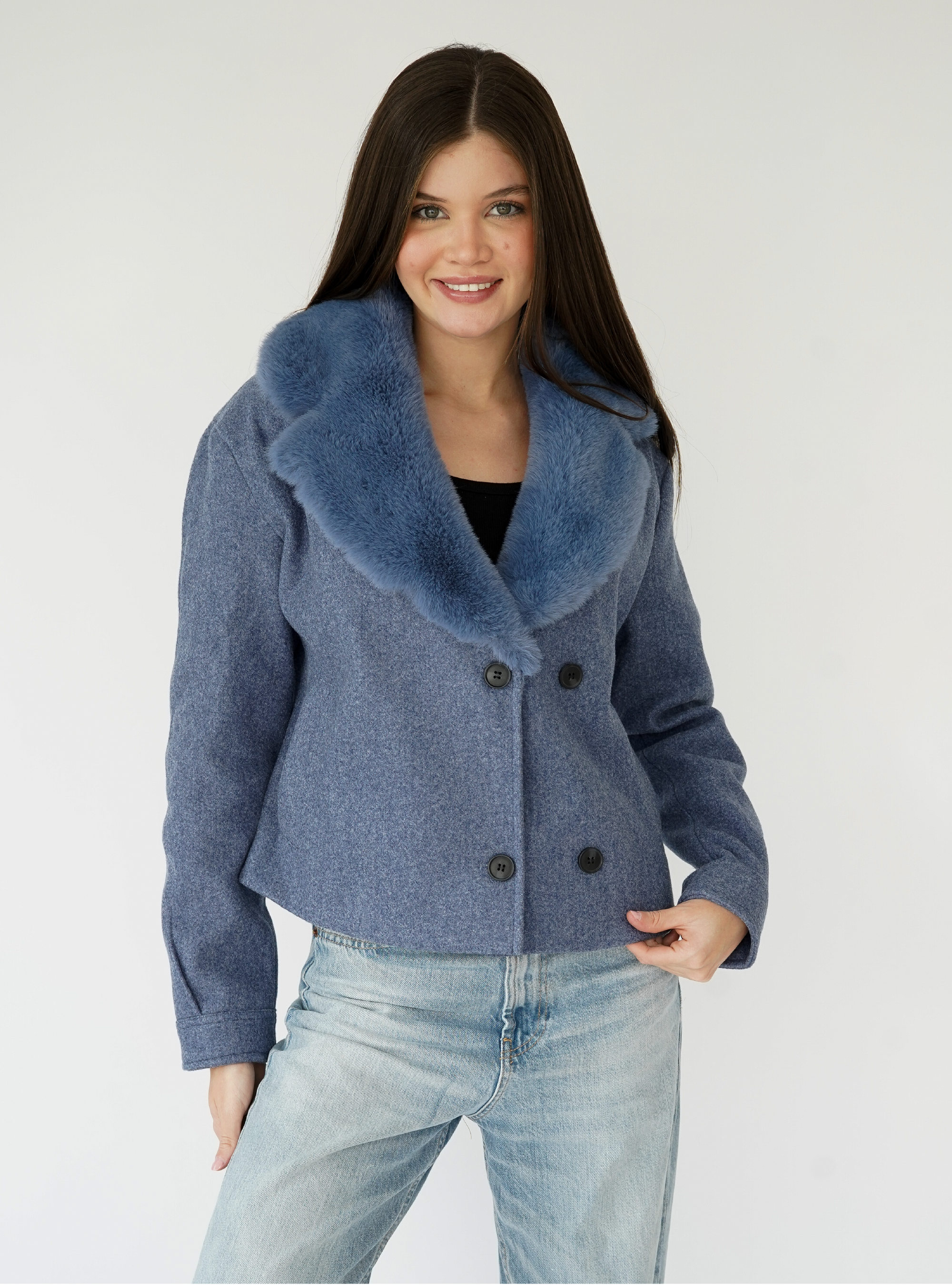 ABRIGO VANE BLUE