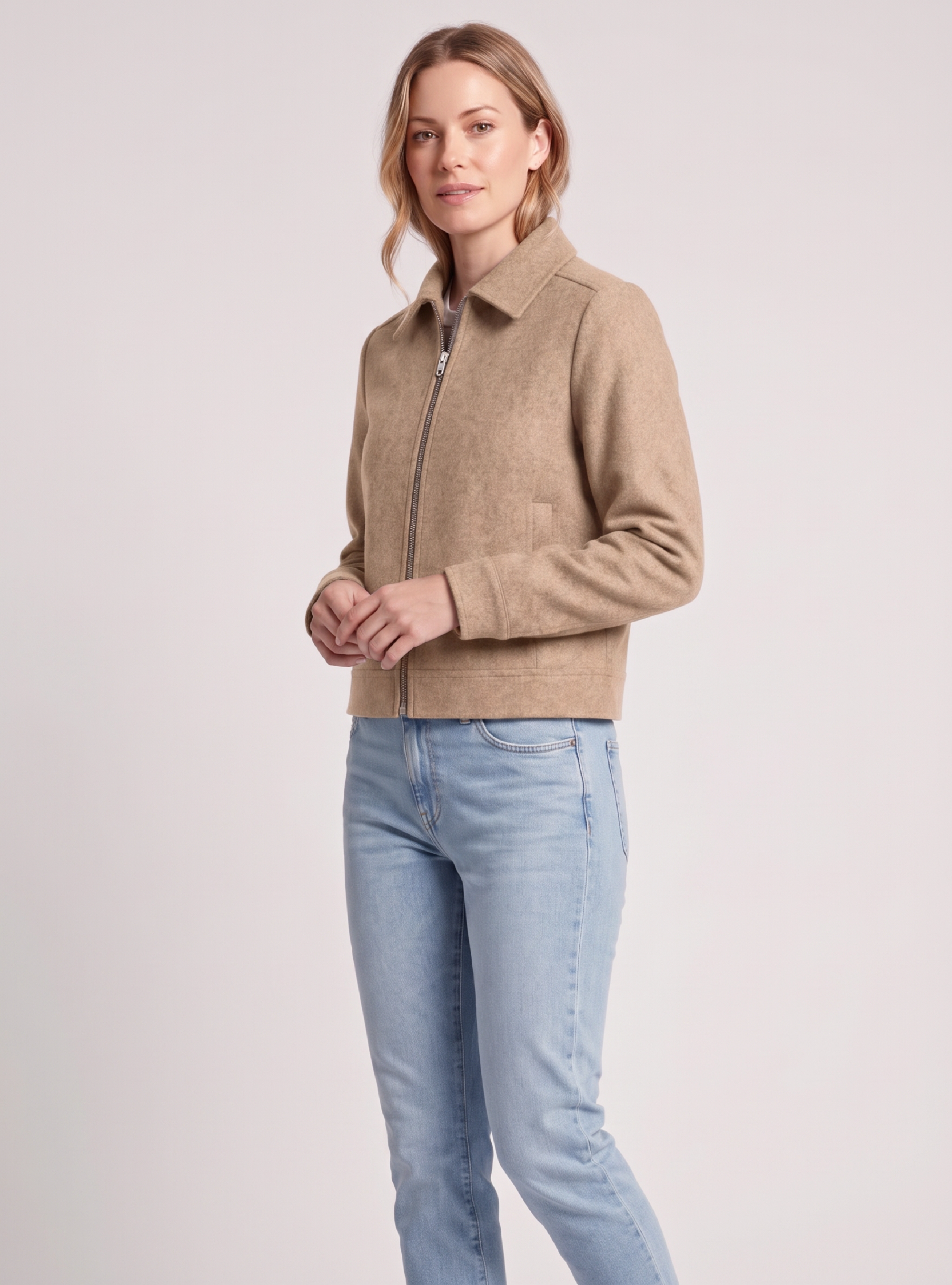 CHAMARRA GALIA BEIGE