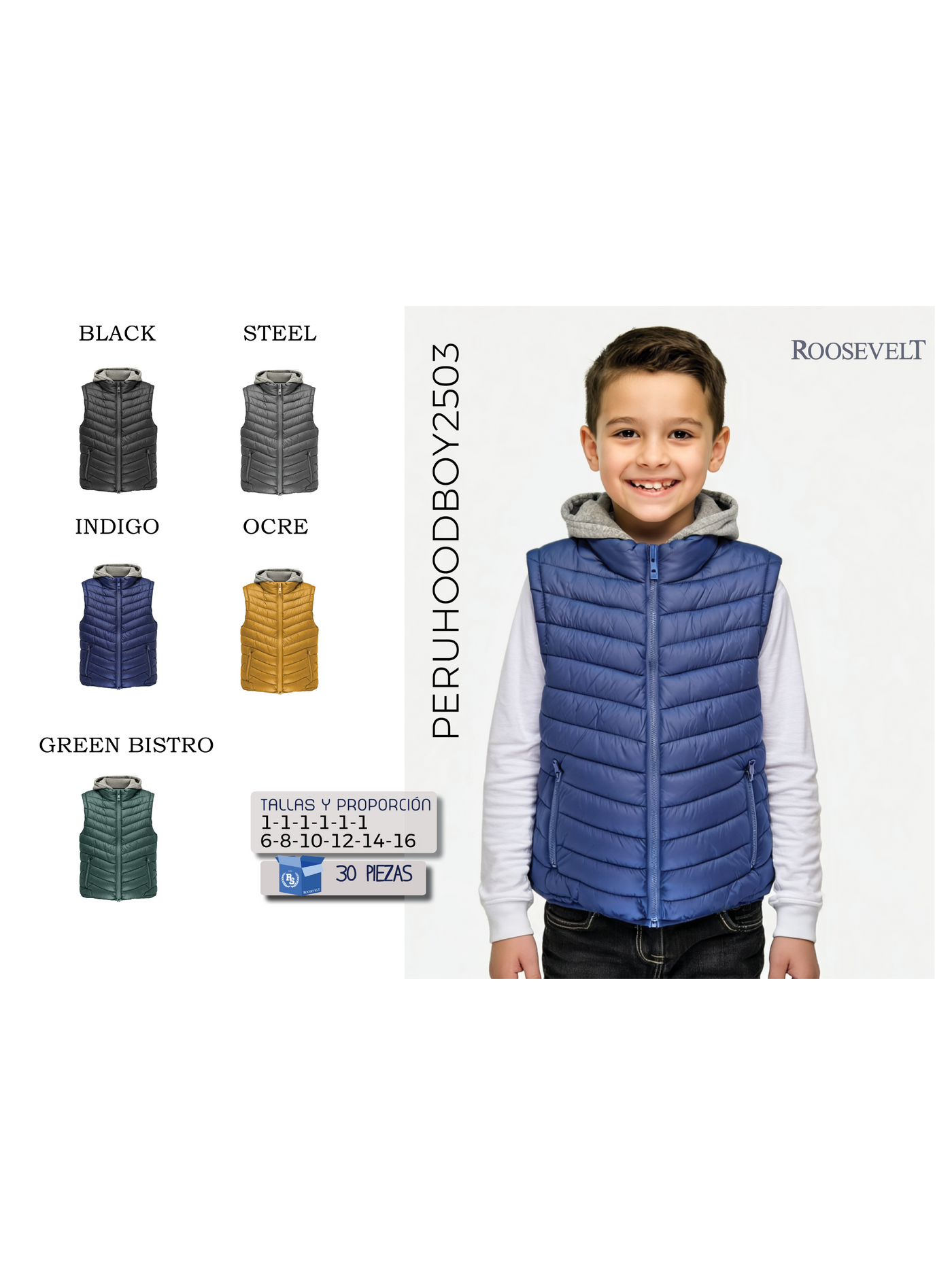 Chaleco PERUHOODBOY-LW2503
