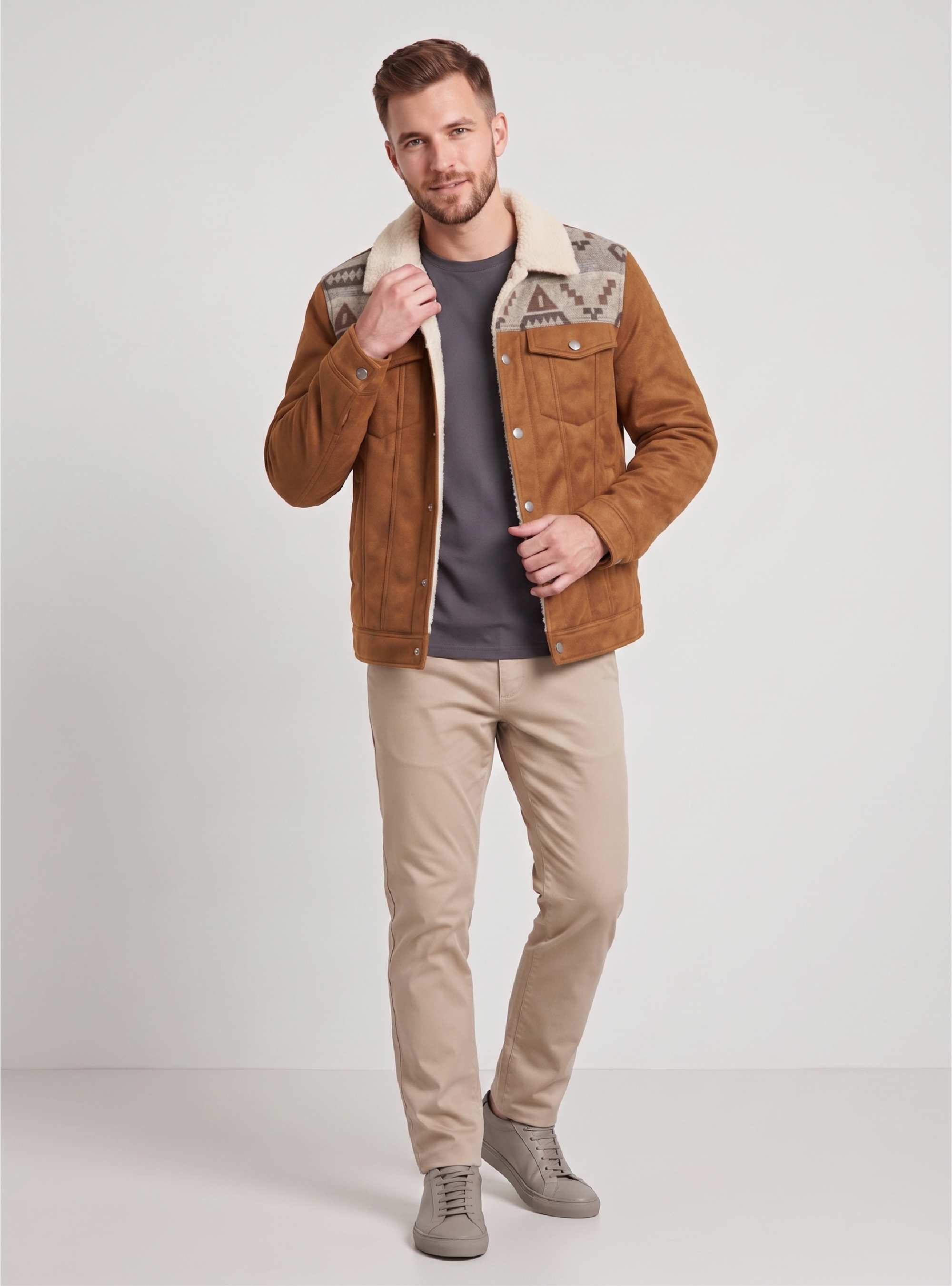 CHAMARRA WESTER CAMEL
