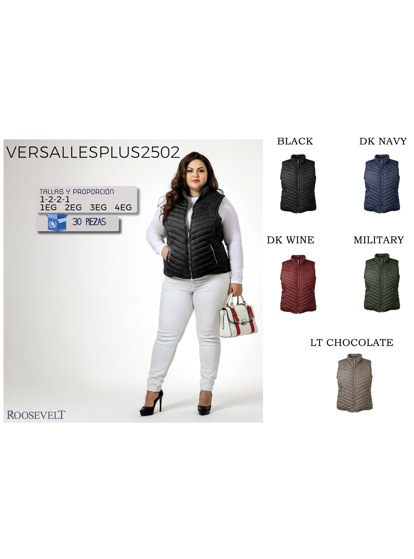 Chaleco VERSALLESPLUS-LW2502