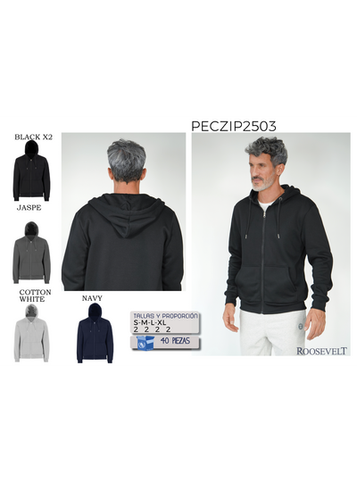 Sudadera PECZIP-LE2503