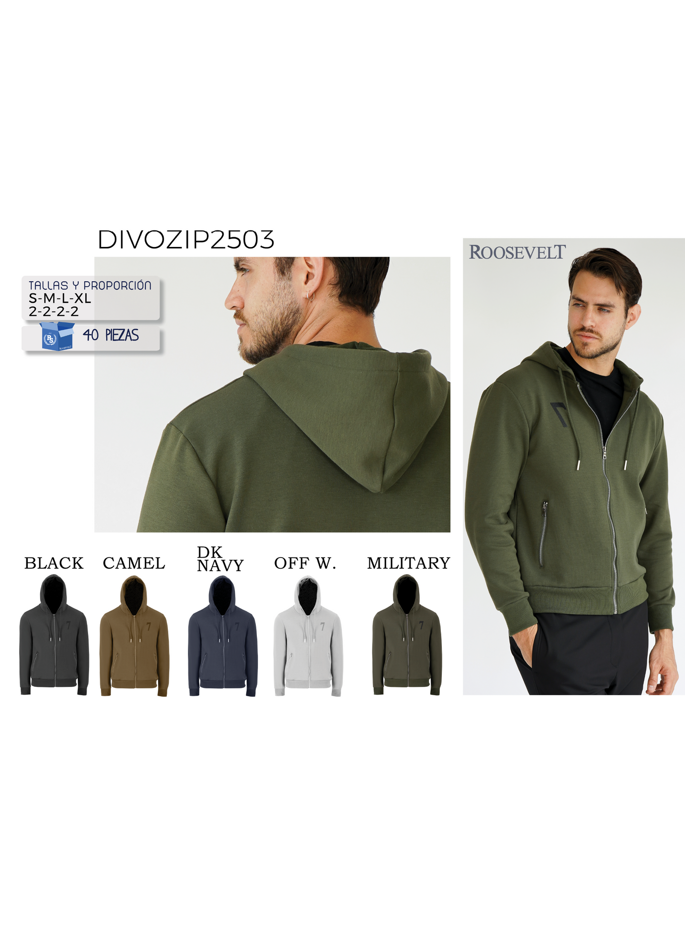 Sudadera DIVOZIP-LE2503
