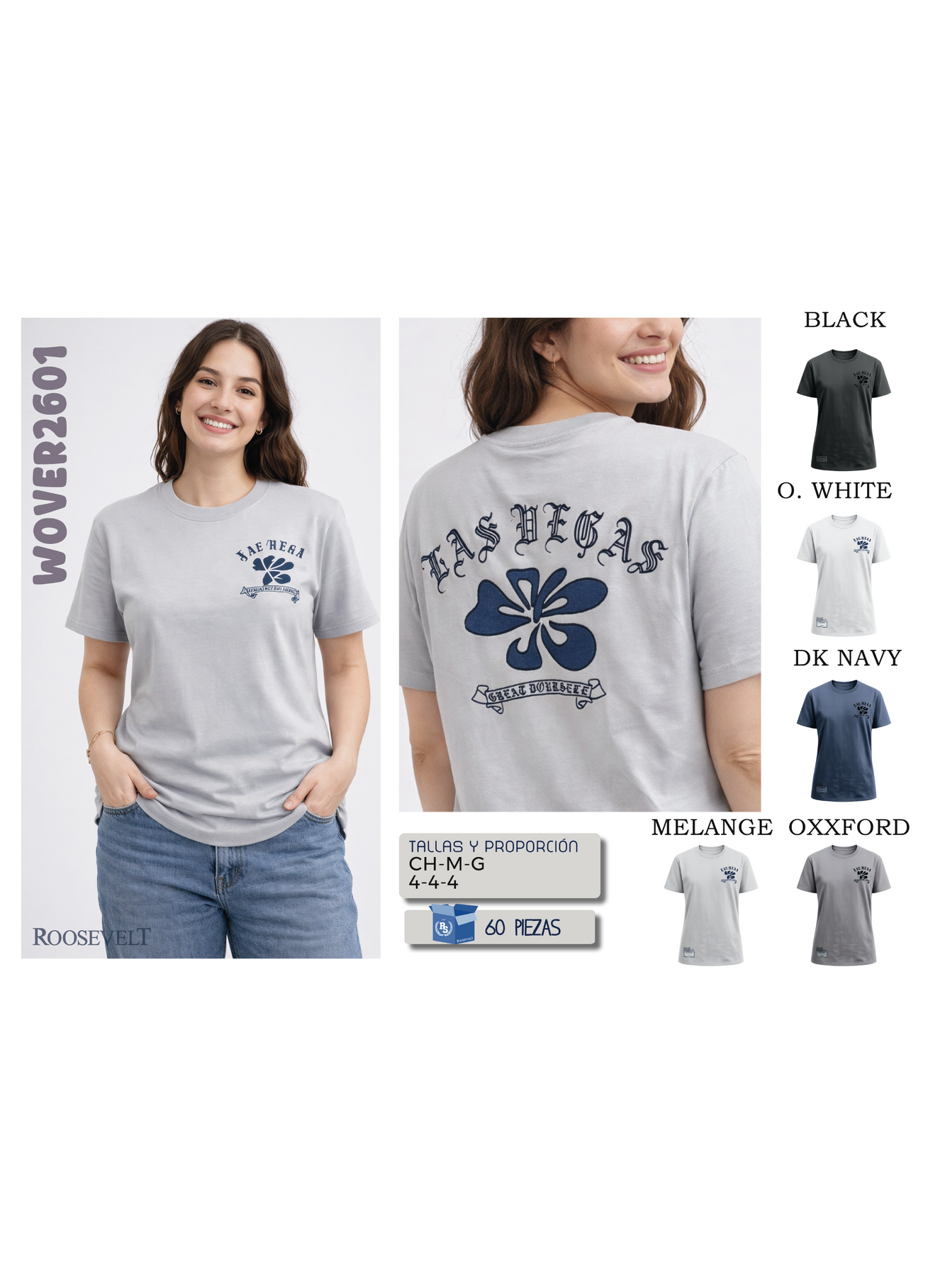 Playera WOVER-LE2601