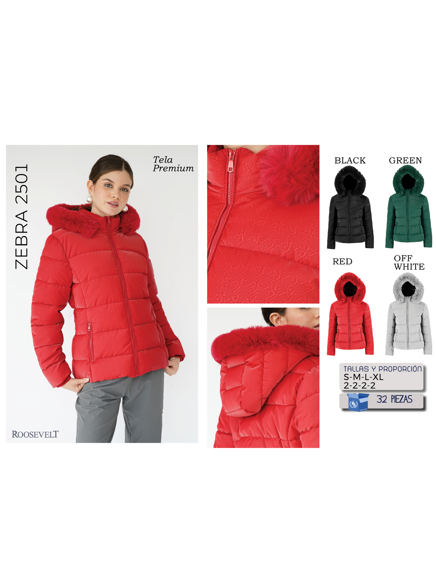 Chamarra ZEBRA-LW2501