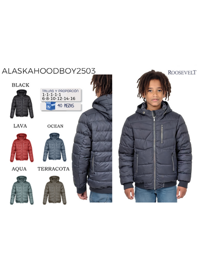 Chamarra ALASKAHOODBOY-LW2503