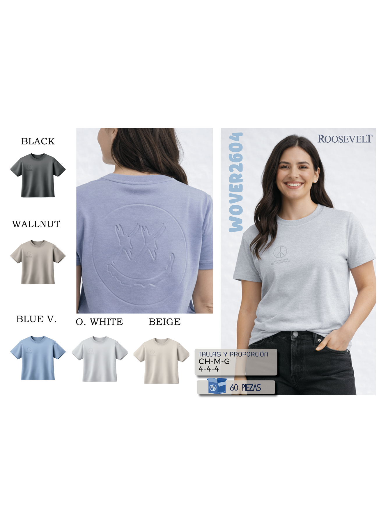 Playera WOVER-LE2604