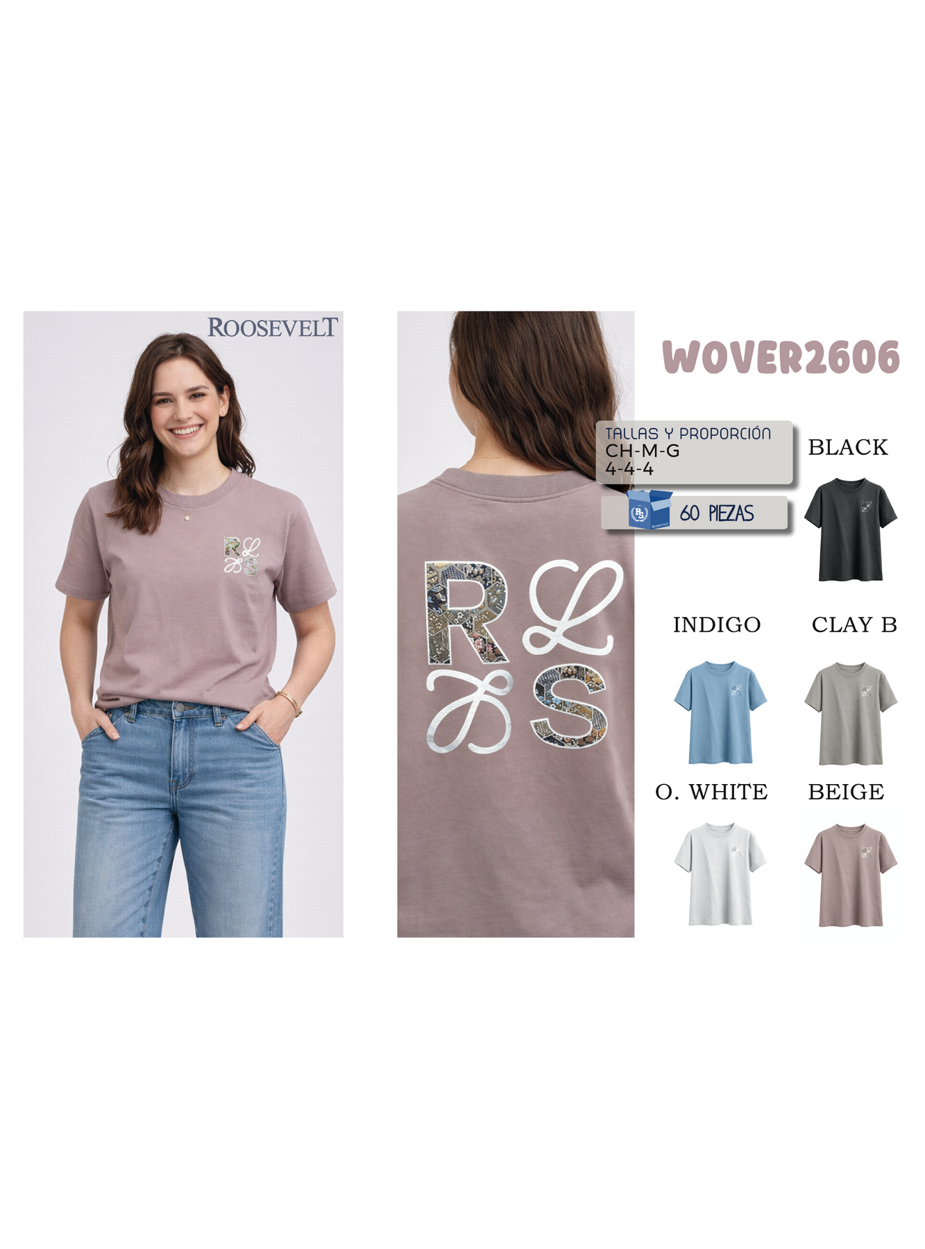 Playera WOVER-LE2606