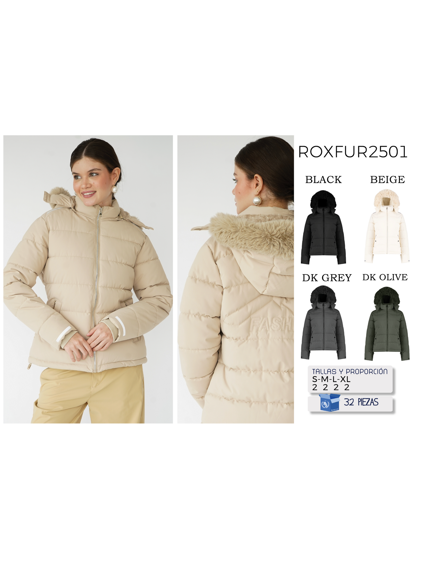 Chamarra ROXFUR-XT2501