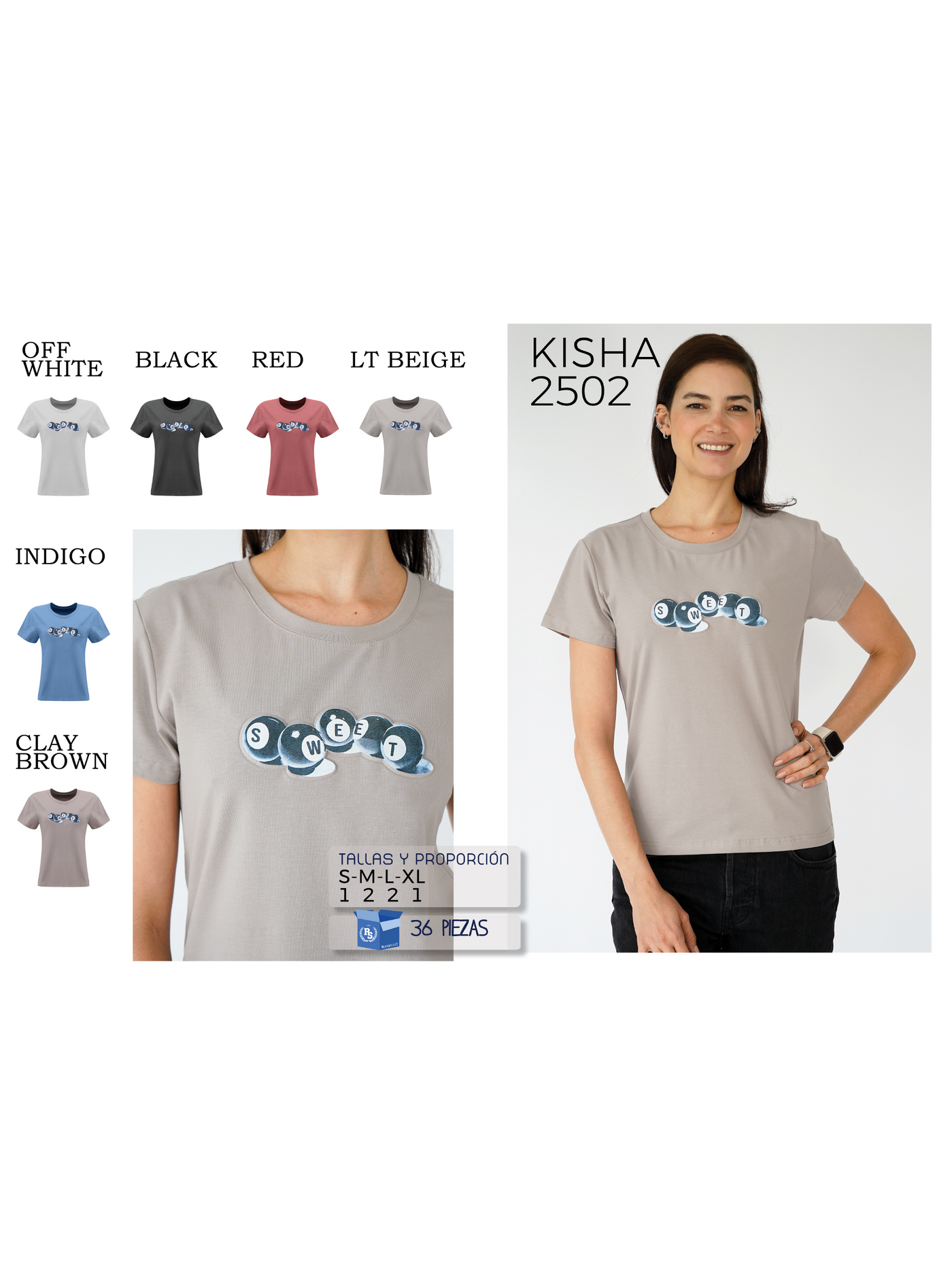 Playera KISHA-LE2502