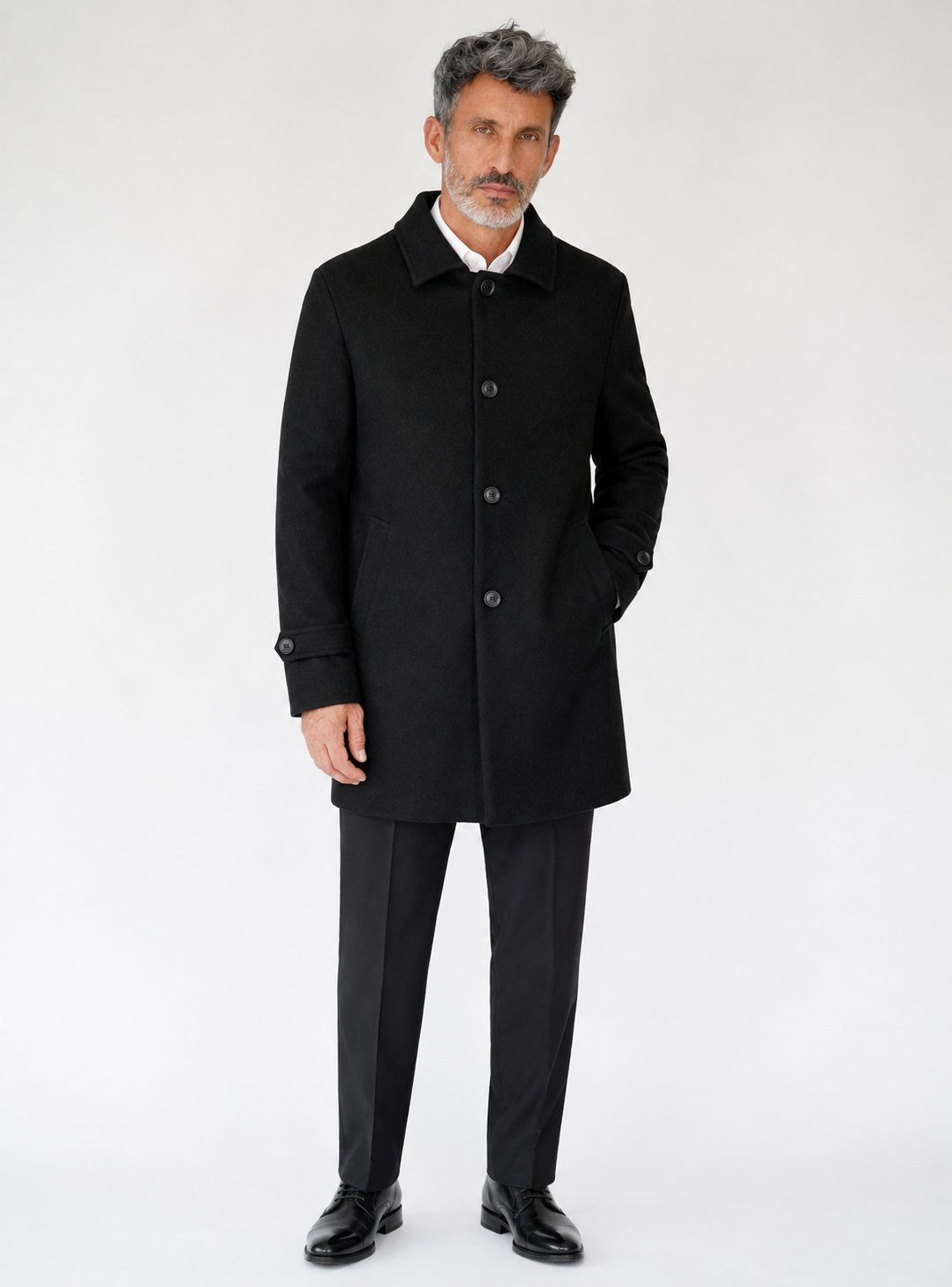 ABRIGO PIANA BLACK