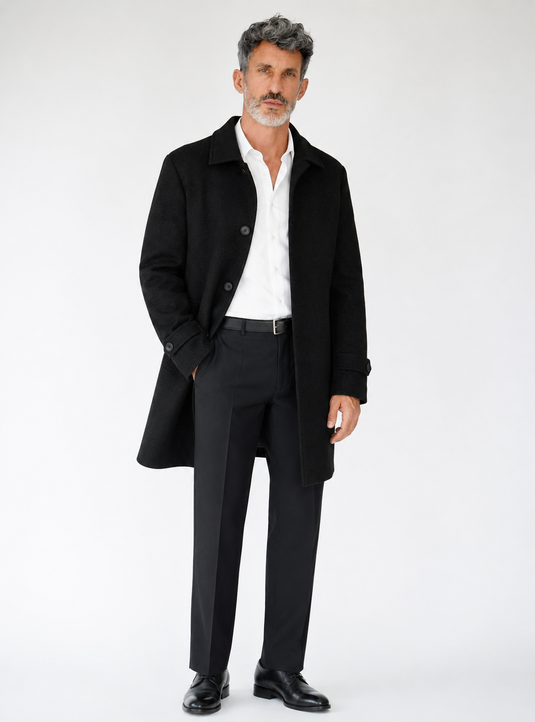 ABRIGO PIANA BLACK
