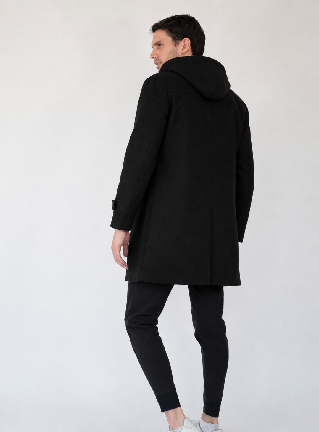 ABRIGO HOODPIANA BLACK