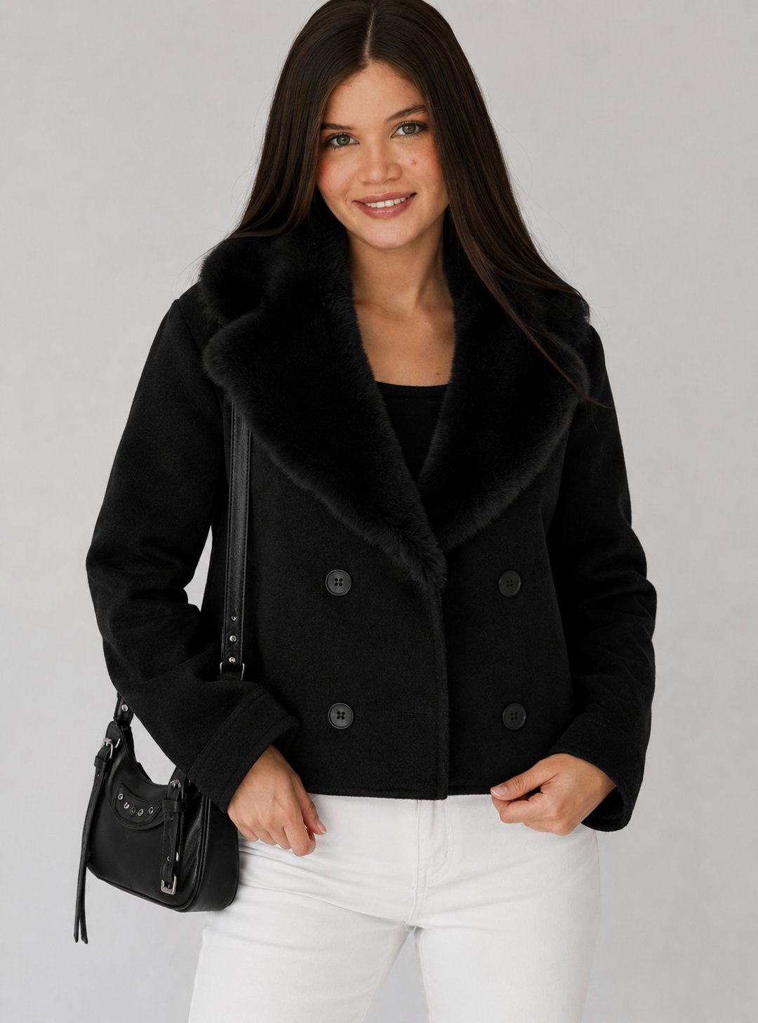 ABRIGO VANE BLACK