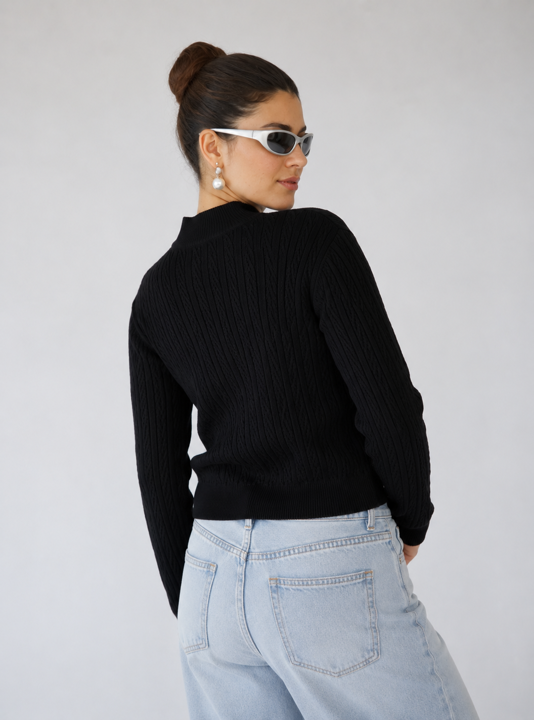 SUDADERA WSWZIPY BLACK