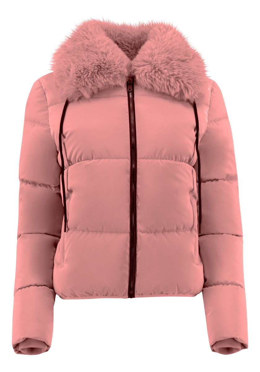 Chamarra Mujer Cuello Aborregado Acolchada Roosevelt A273