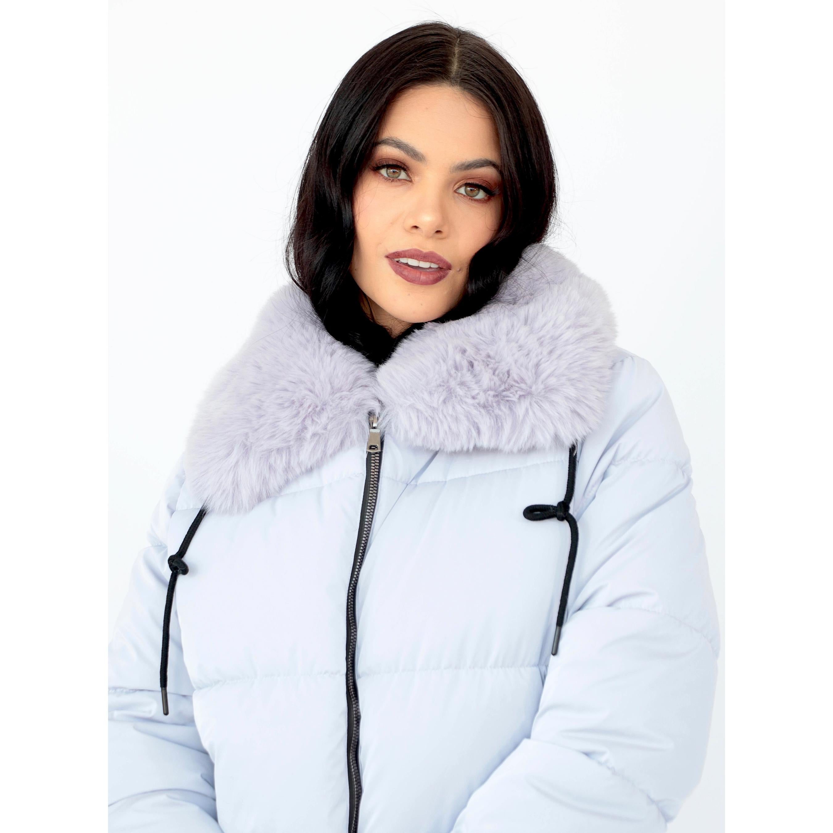 Chamarra Mujer Cuello Aborregado Acolchada Roosevelt A273